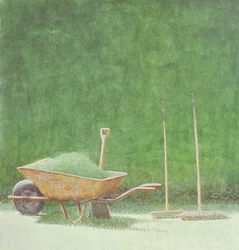 Natura morta di giardinaggio, 1985